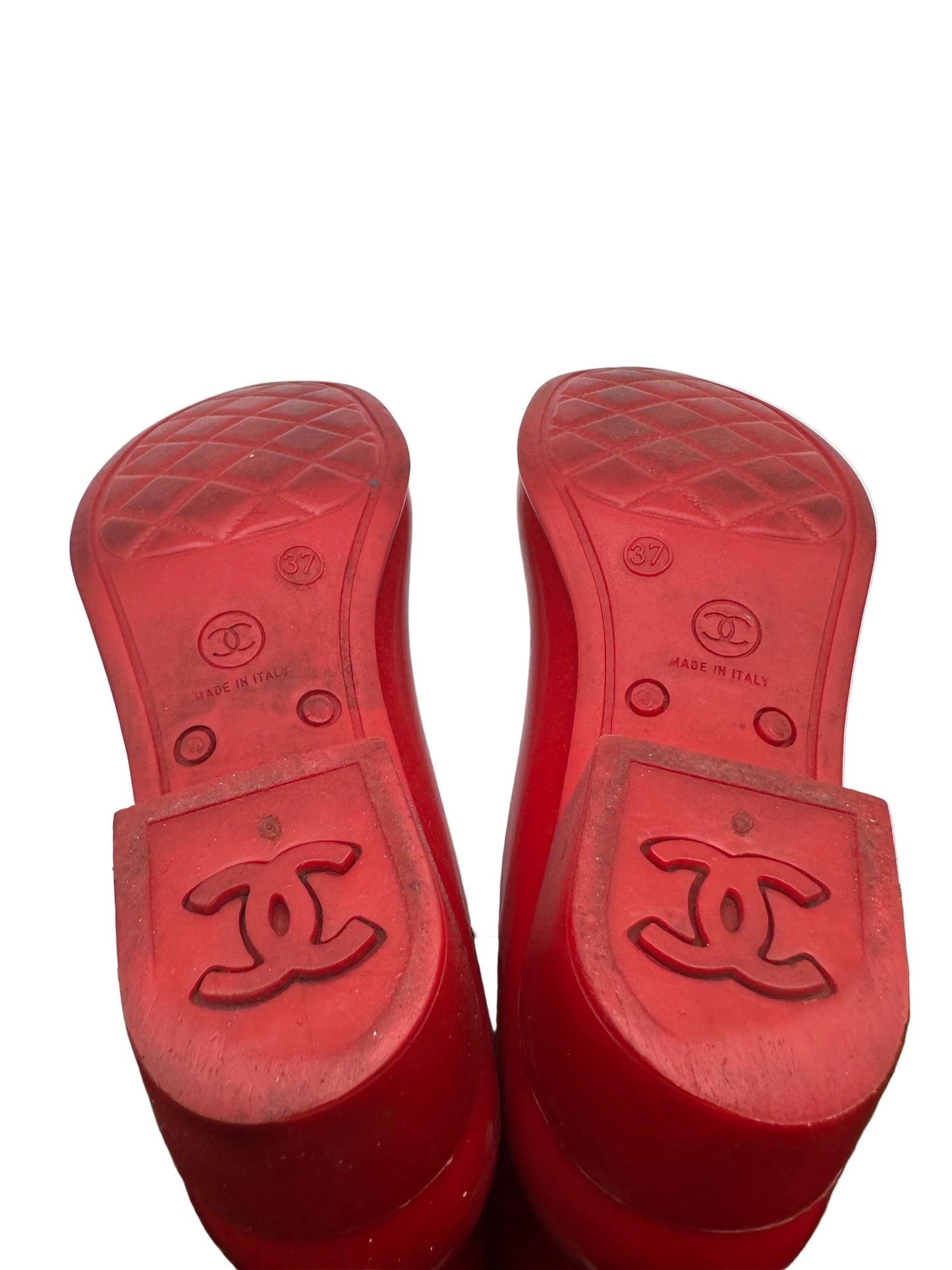 CHANEL RAIN BOOTS EU37