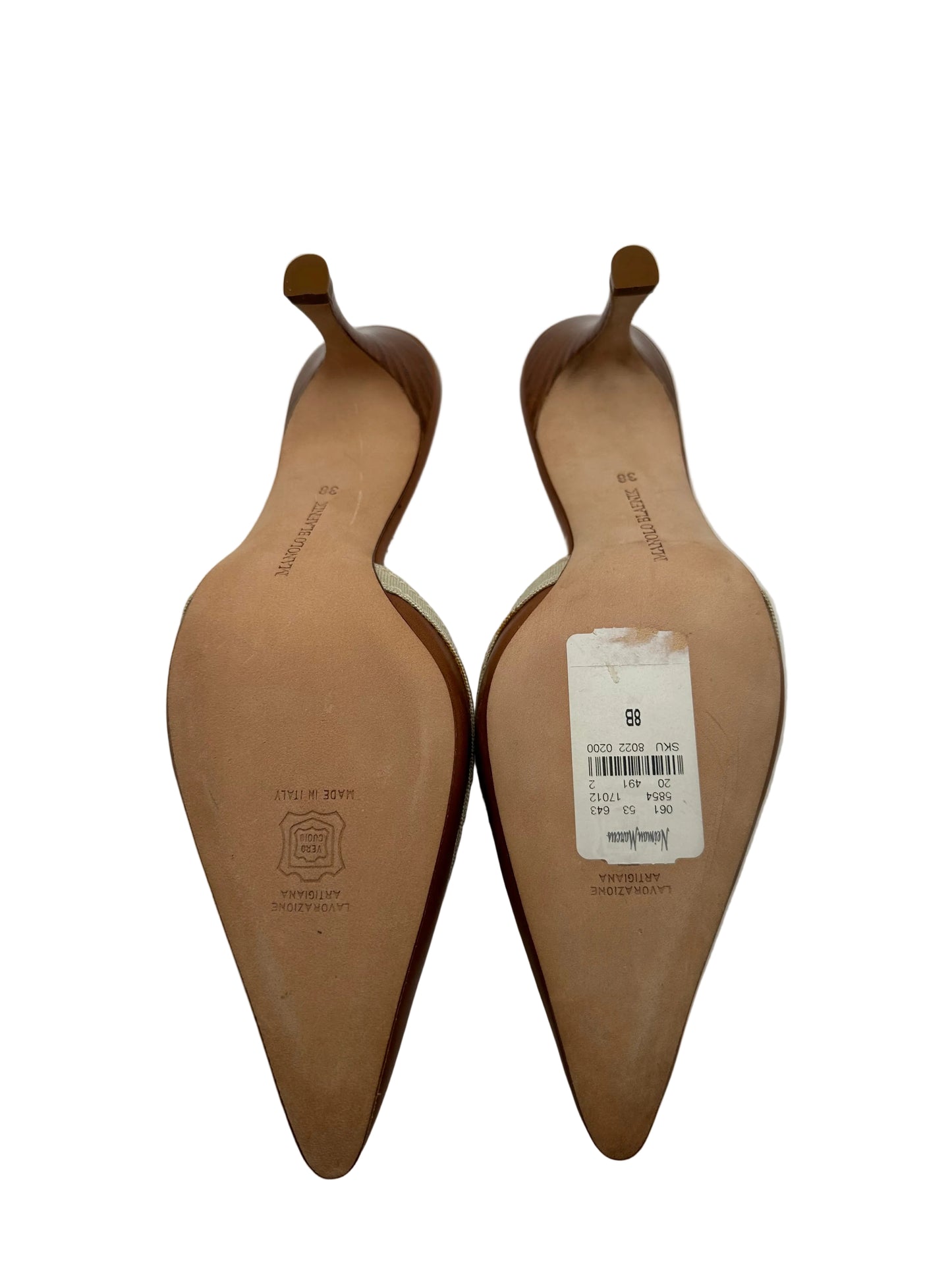 MANOLO BLAHNIK MULES EU38