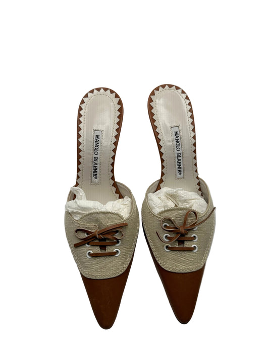 MANOLO BLAHNIK MULES EU38