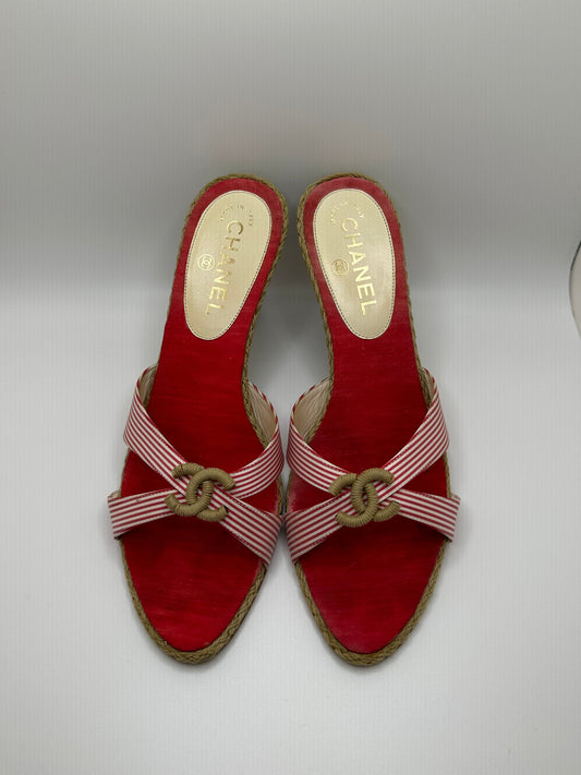 CHANEL WEDGES EU39.5