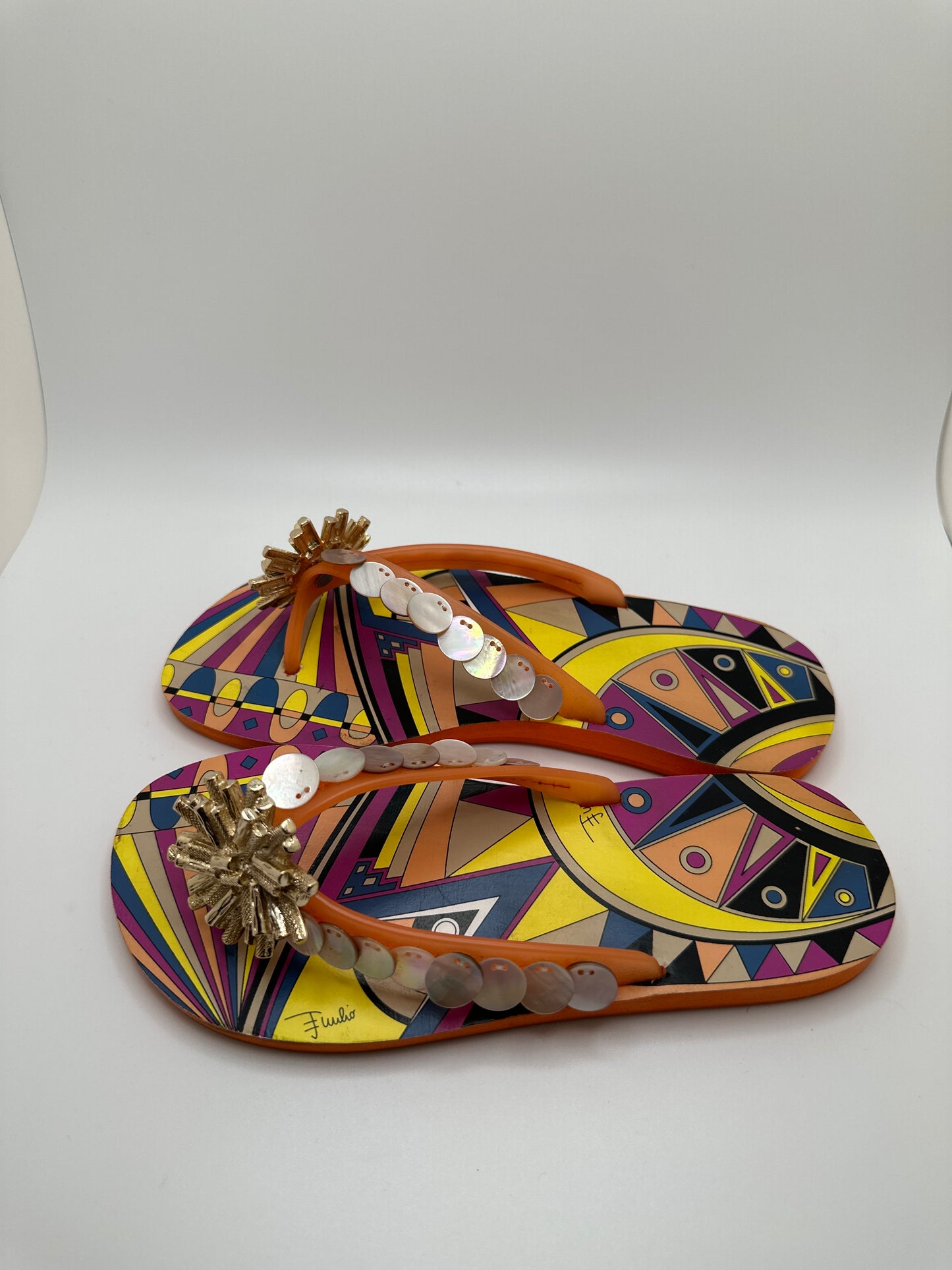 EMILIO PUCCI FLIP FLOPS EU35