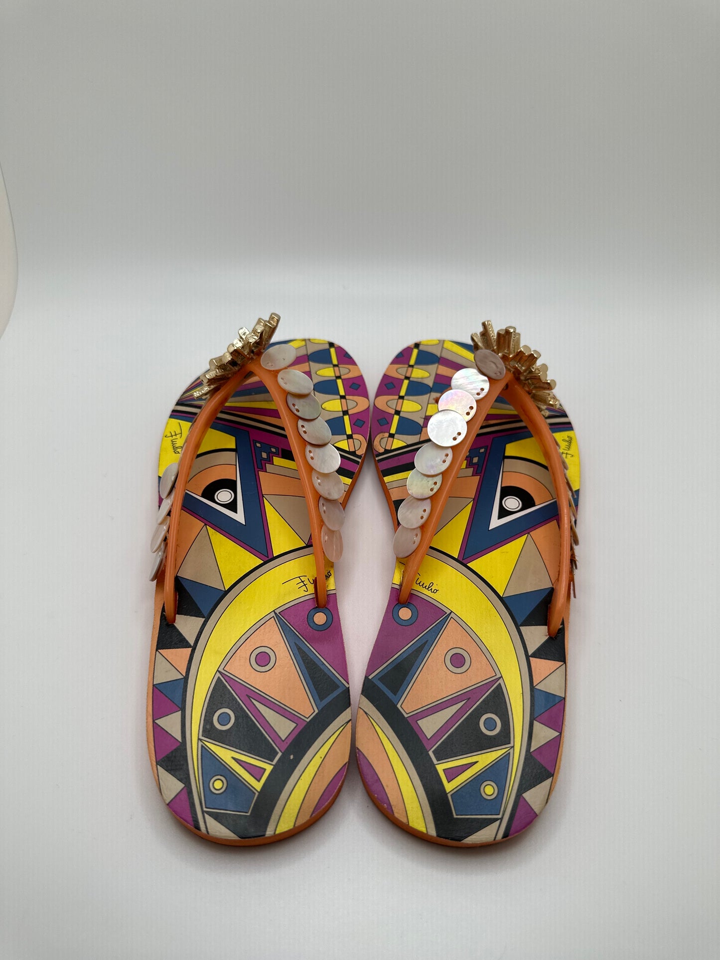 EMILIO PUCCI FLIP FLOPS EU35
