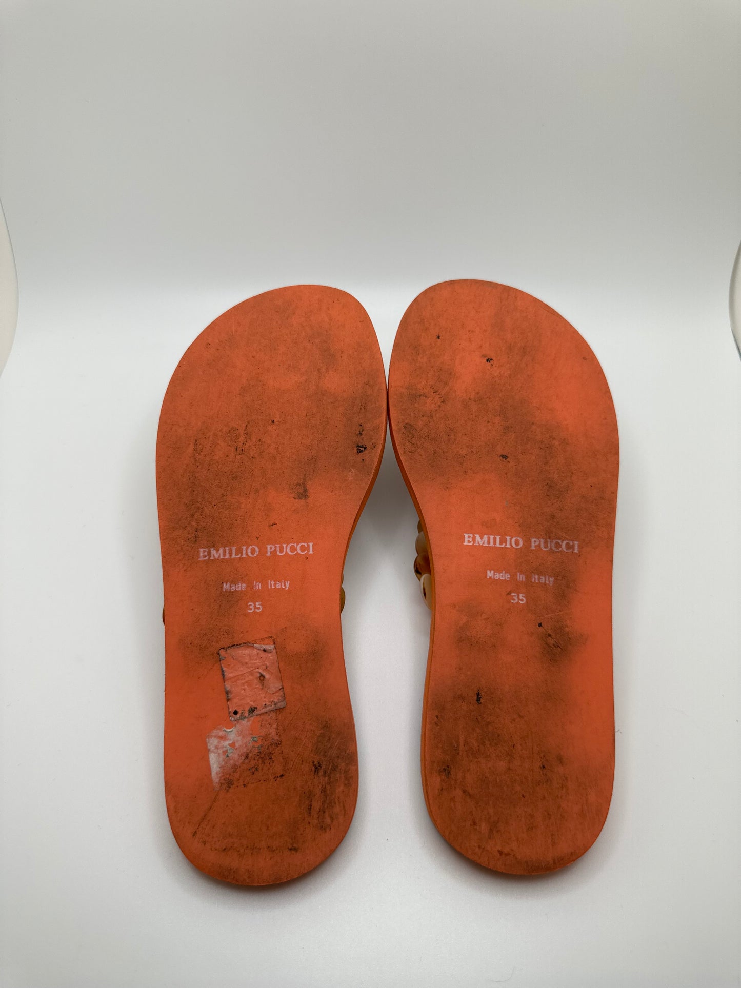 EMILIO PUCCI FLIP FLOPS EU35
